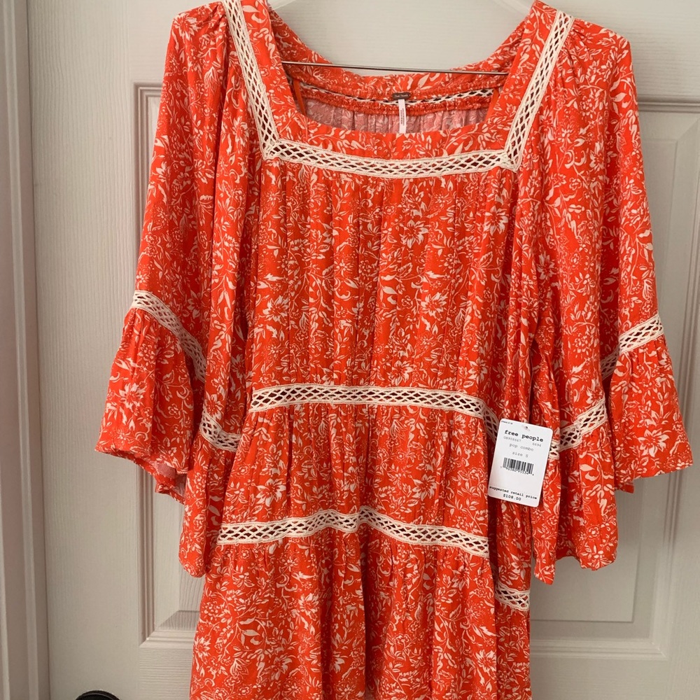 Free People Ruffled top
